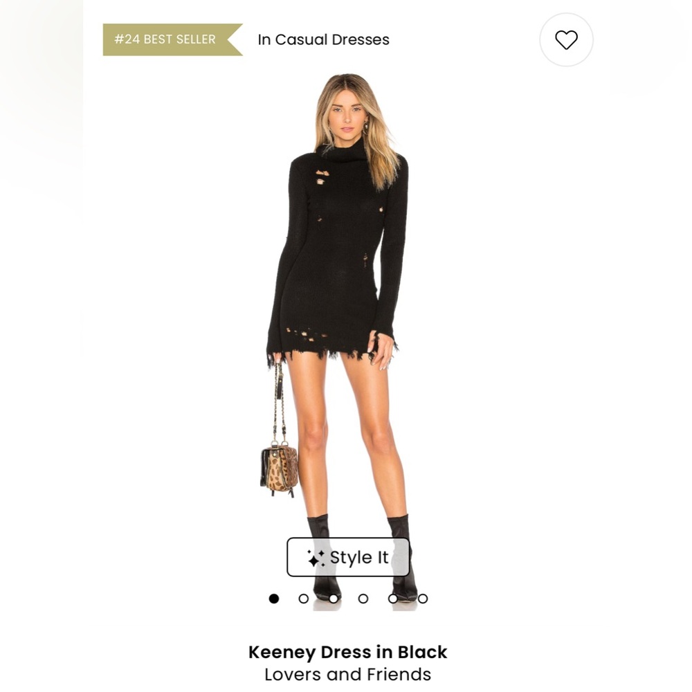 Keeney Dress in navy blue
Lovers and Friends